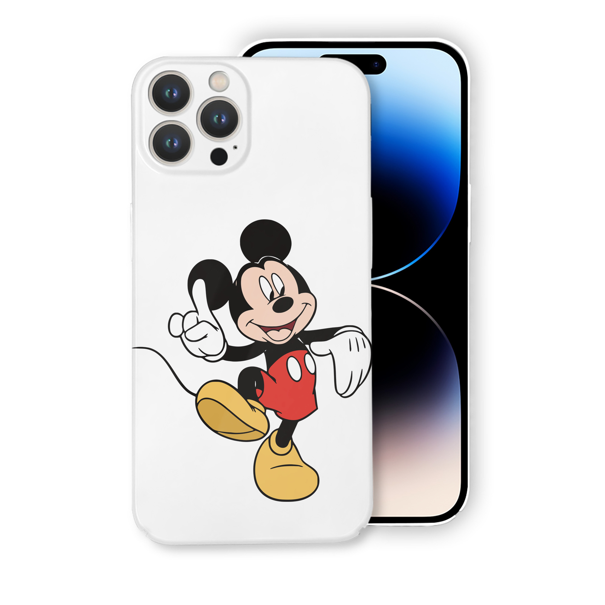 （画像用） ミッキーマウス Mickey Mouse 【iPhone 14シリーズ対応】ハードケース